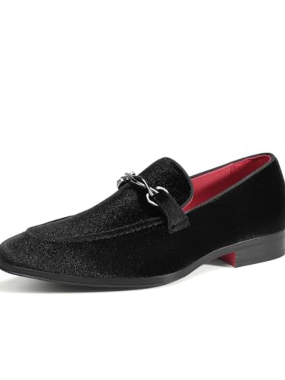 Velvet Horsebit Loafers Slip On Tuxedo Dress Shoes